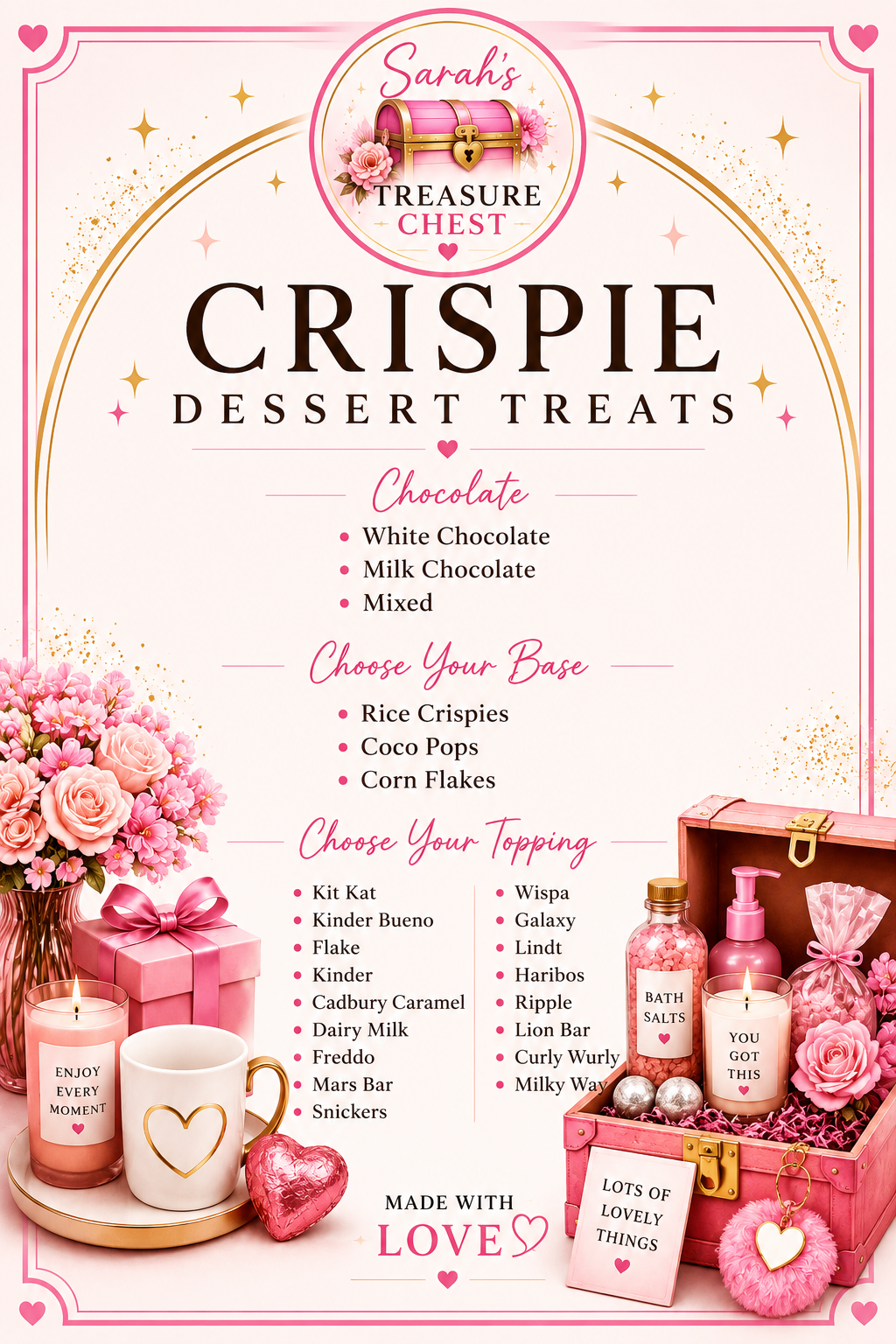 Big crispie dessert treat