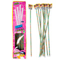 Crazy Candy Factory Giant Sour Candy Straws - 100 x 12g Straws