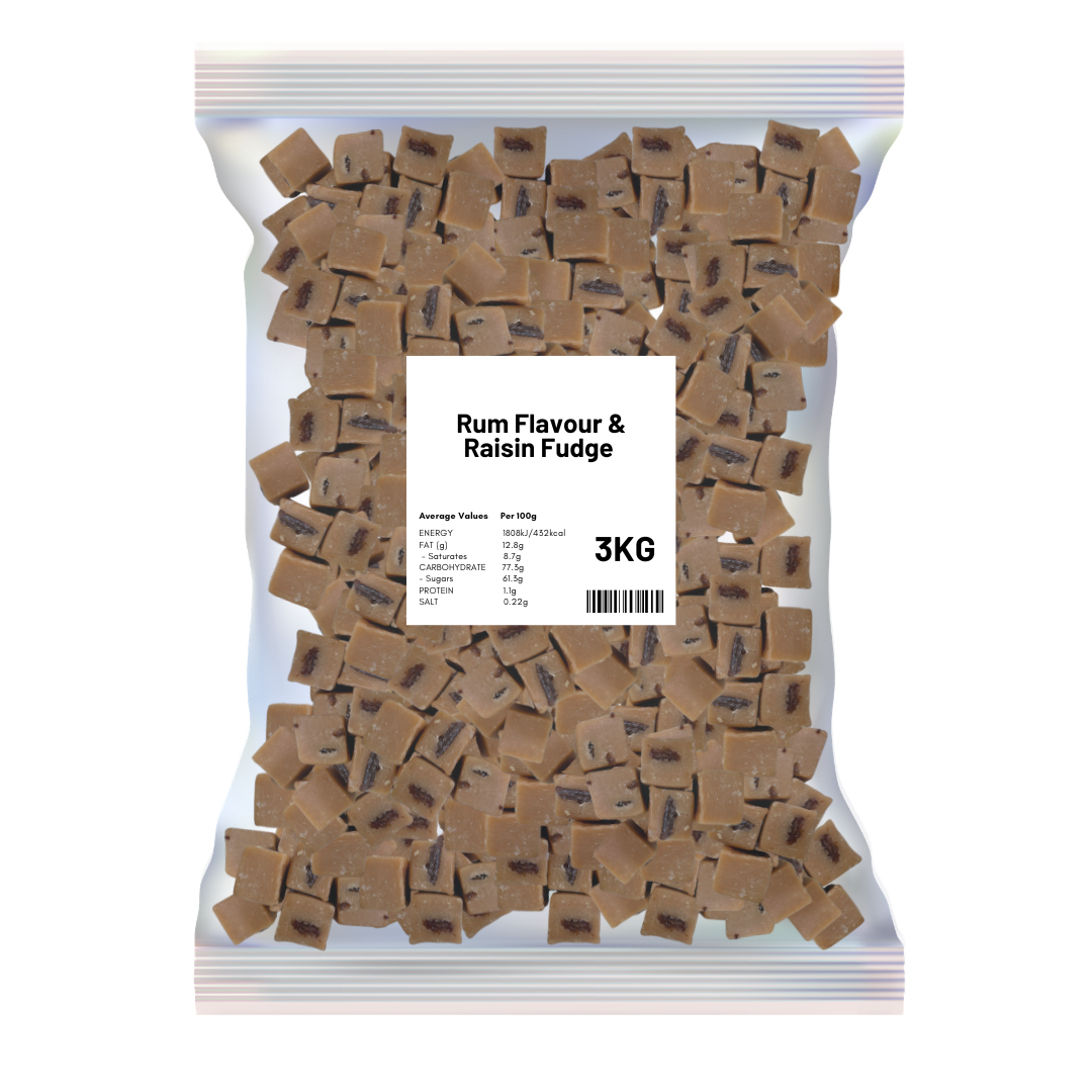 Rum & Raisin Fudge 3Kg