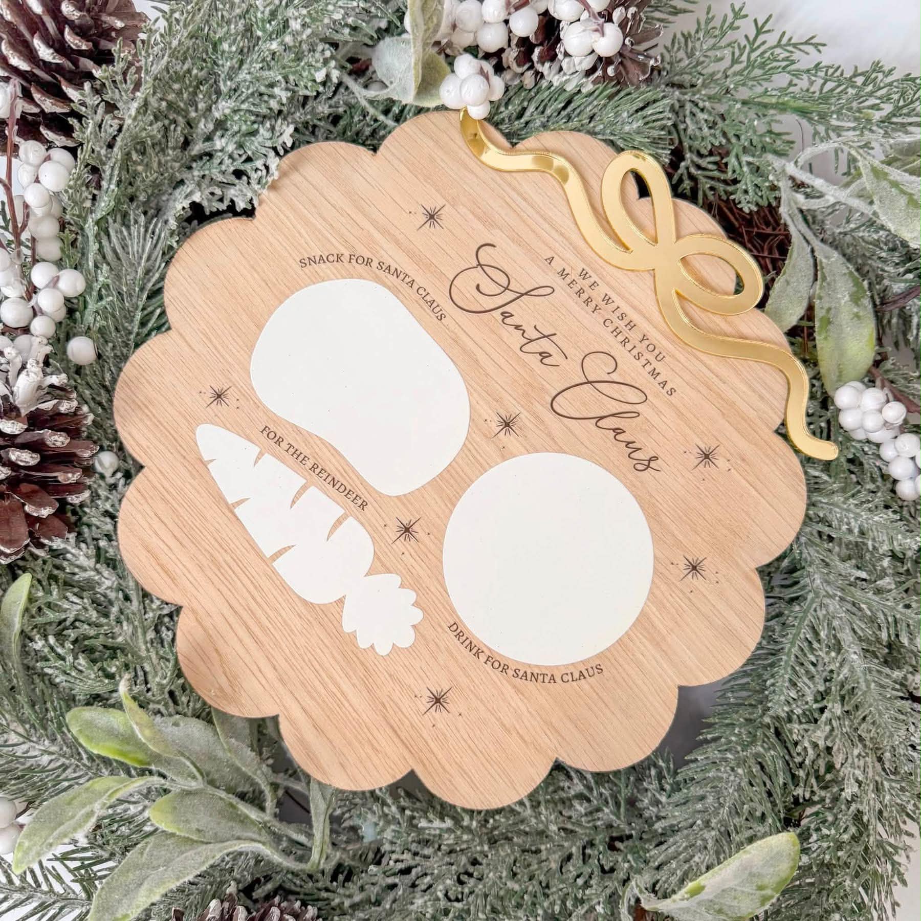 PRE ORDER Santa Snack Board