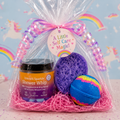 Unicorn sparkle bath gift set