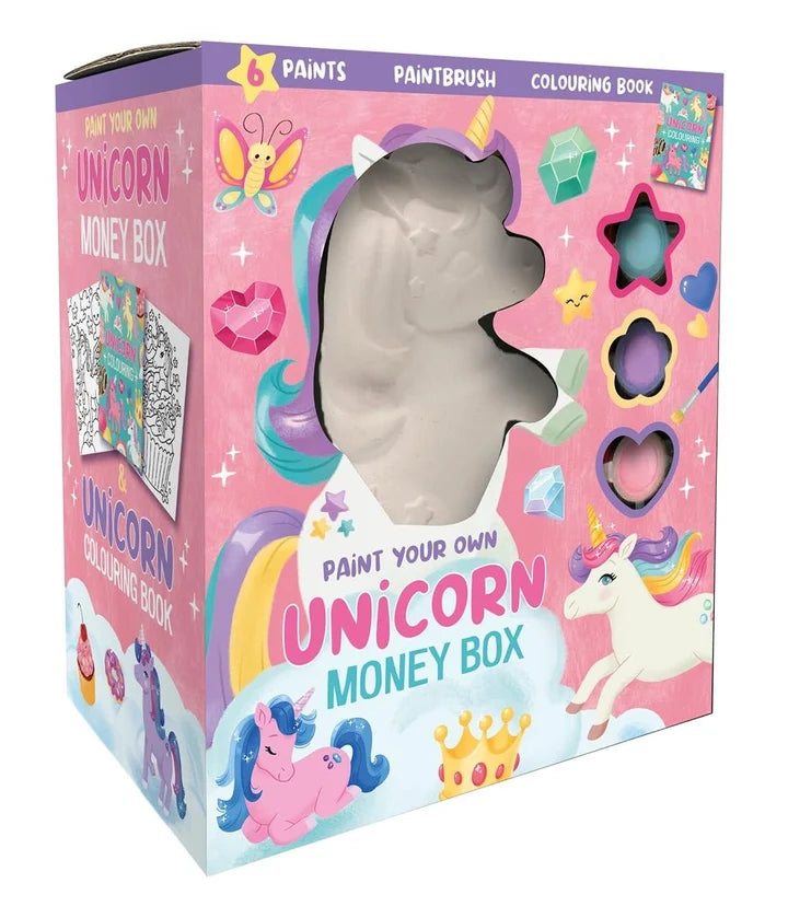 Paint Your Own Unicorn Money Box