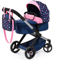 Bayer Doll Pram Xeo - Navy & Pink