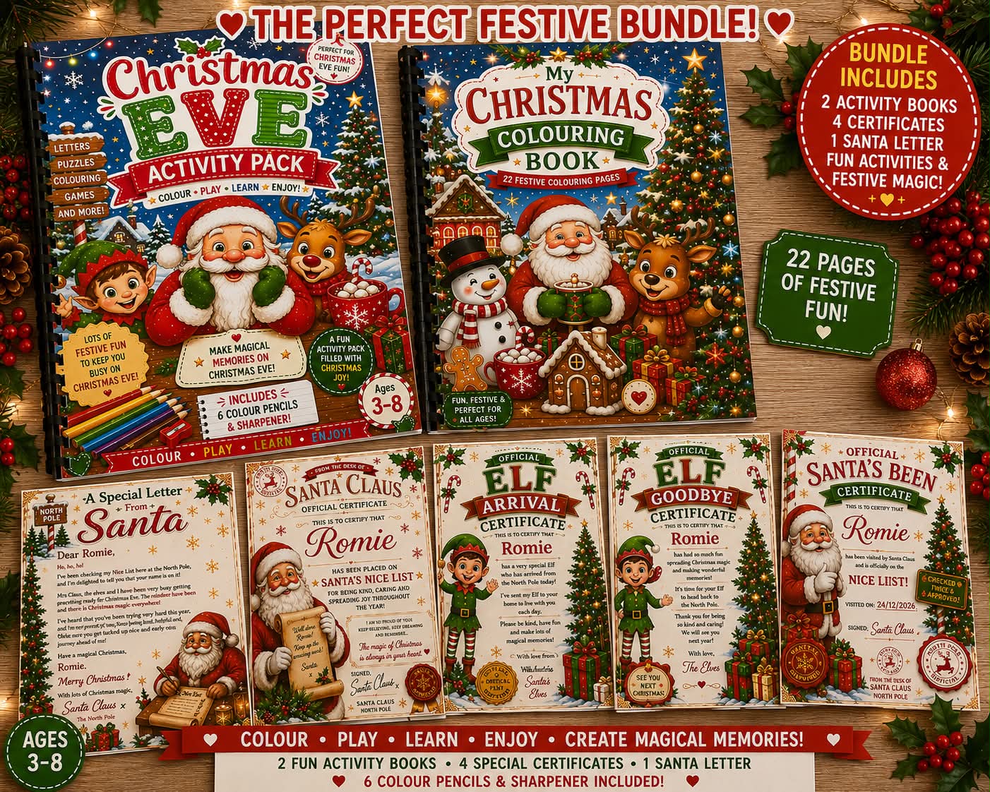 Personalised Festive bundle