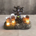 LED Halloween Graveyard 23 x 17cm