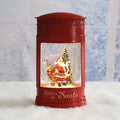 LED Santa Postbox Spinner 23cm