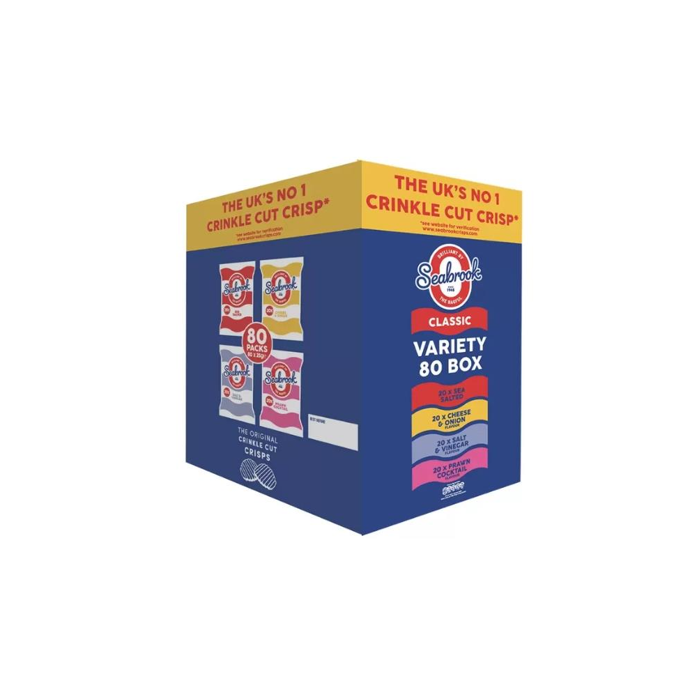 Seabrook Variety Box, 80 x 25g