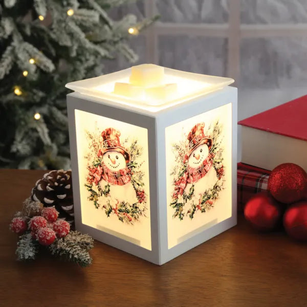 Electric Melter Snowman 14cm