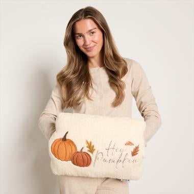 Hey Pumpkin Autumn Hand Warmer - Natural