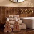 2 Pack Gingerbread Soap Dispensers - Brown