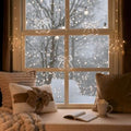 5 Pack Bow LED Curtain Lights - Warm White
