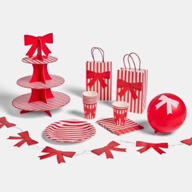 Bow Paper Party Set 41 pcs
