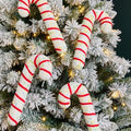 4 Pack Candy Cane Decorations - Red/White