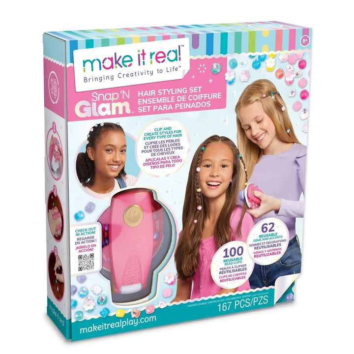 Make It Real Snap n' Glam Hair Styling Set