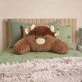 Harry The Highland Cow Cuddle Cushion - Brown