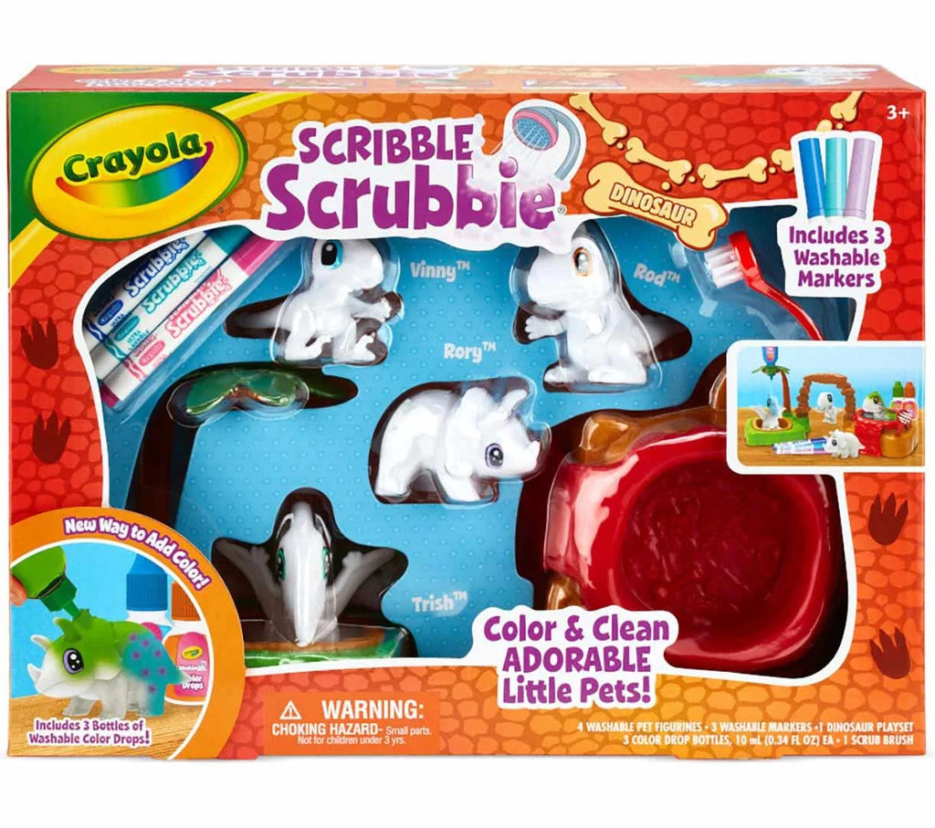 Crayola Scribble Scrubbie Pets Dinosaur Island Playset
