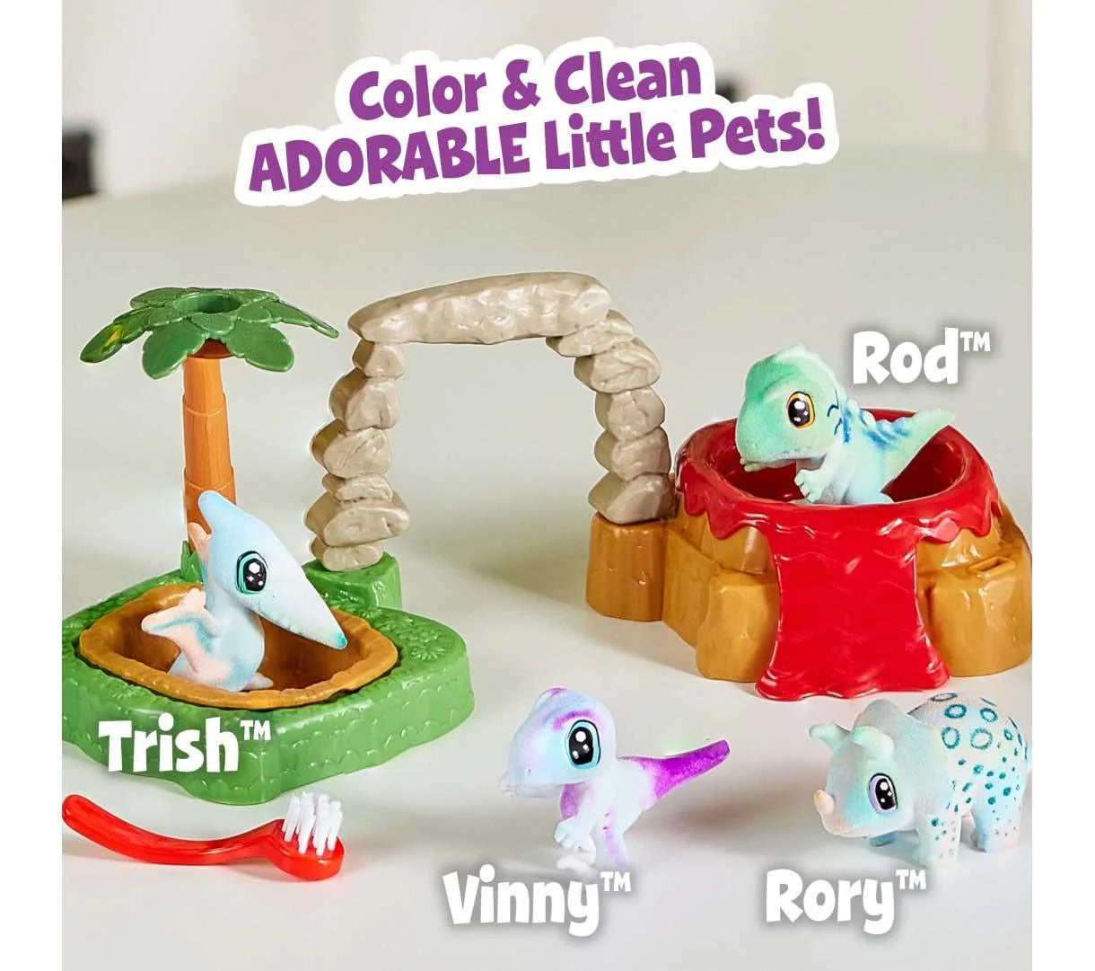 Crayola Scribble Scrubbie Pets Dinosaur Island Playset