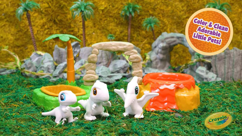 Crayola Scribble Scrubbie Pets Dinosaur Island Playset