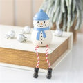 WINTER SNOWMAN SHELF SITTER ORNAMENT