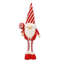 62CM STANDING RED STRIPE GONK