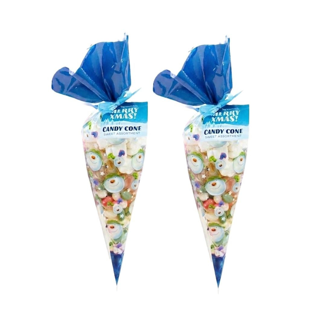 Snowman And The Snowdog Candy Cones