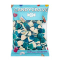 Candycrave Super Value Blue Raspberry Hearts 1kg