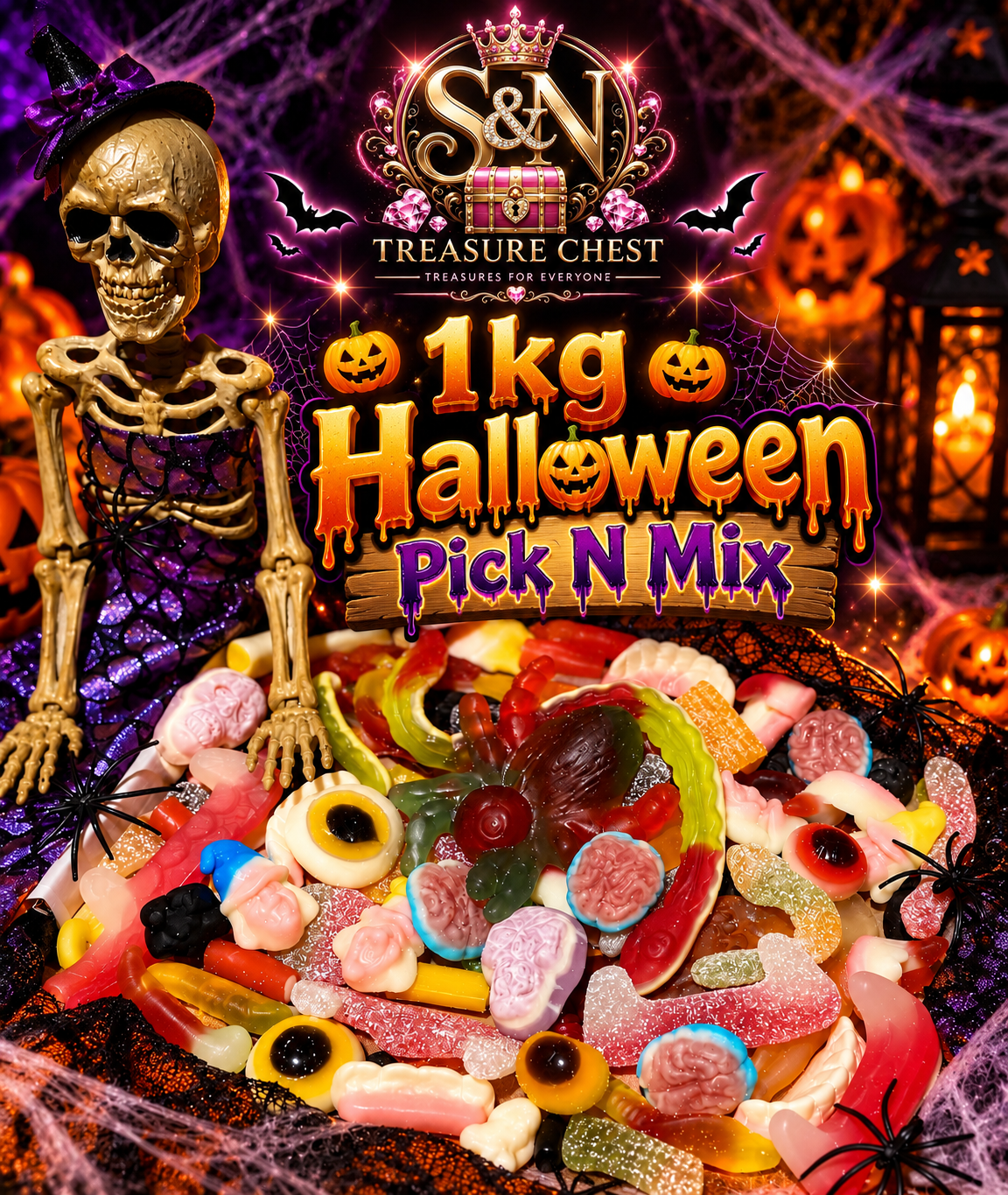 Halloween Treat Box | Letterbox Sweet Gift 1kg