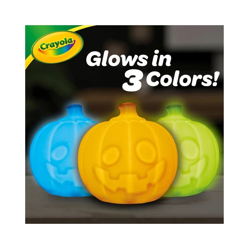 Crayola Recolourable Light Up Pumpkin with 3 Markers
