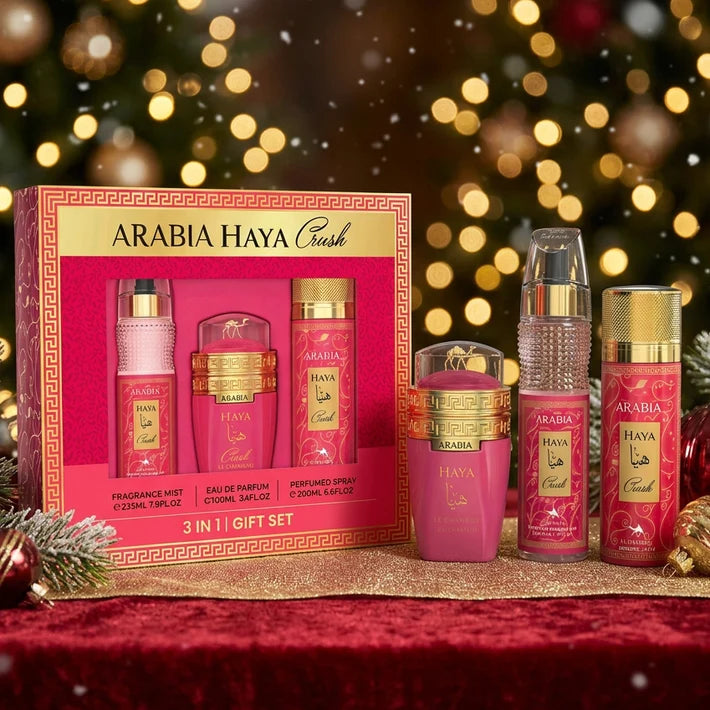 Inspired by Kayali Lovefest Burning Cherry 48 - Gift Set Arabia Haya Crush EXCLUSIVE